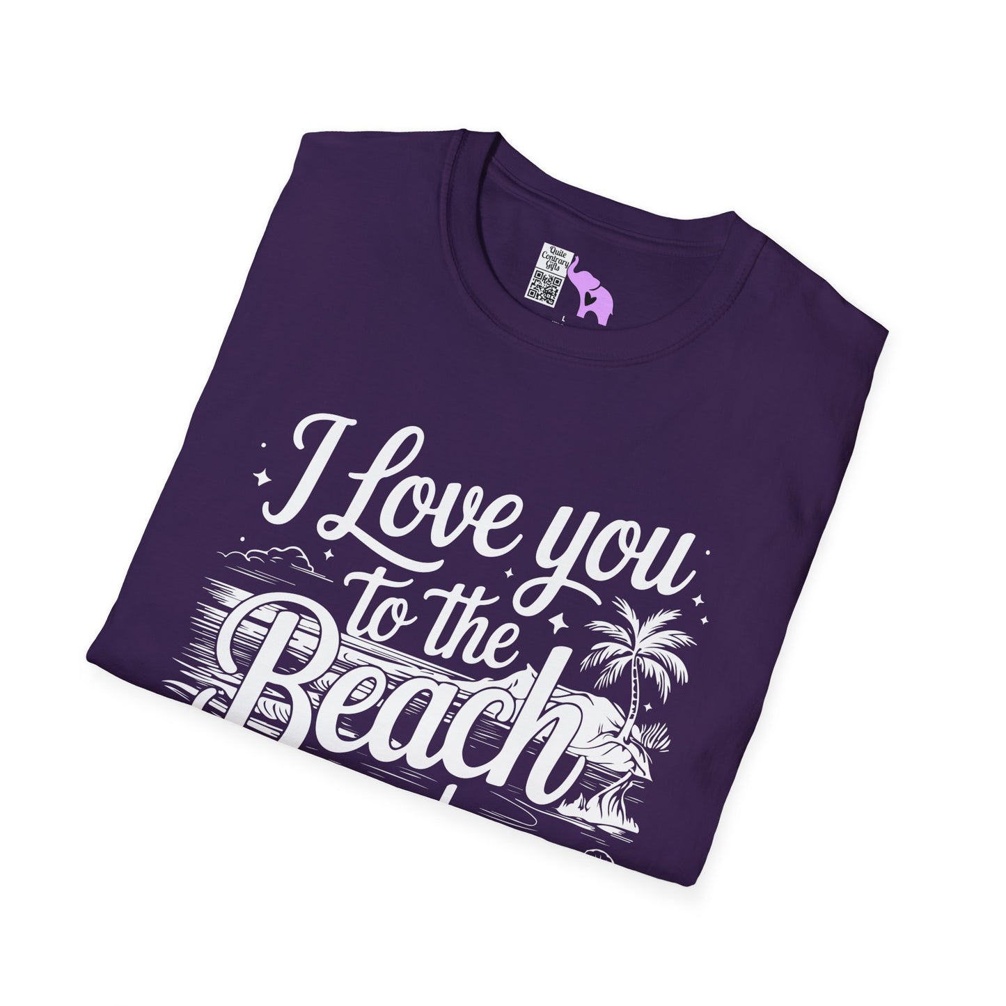 I Love You to the Beach and Back Adult T-shirt