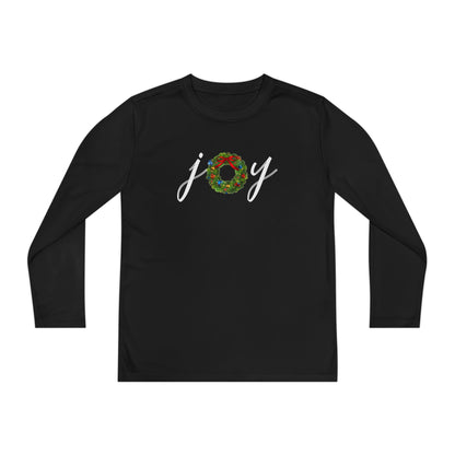 Joy w/Wreath Youth Long Sleeve Tee
