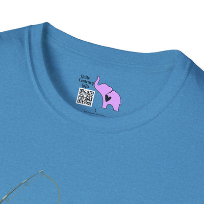 Hooked On Being A Grandpa Adult T-shirt