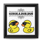 Scrub A Dub Dub w/Rubber Ducks Canvas Bathroom Art