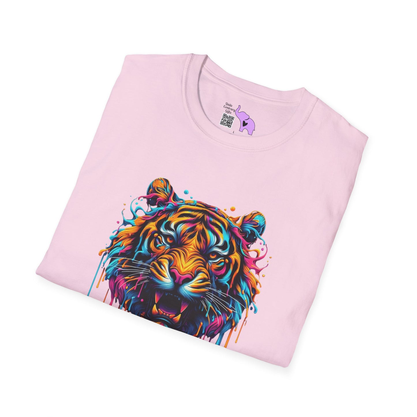 Colorful Tiger Adult T-shirt