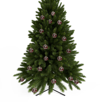 Jolly Santa Wishes Ceramic Ornaments - Set (1-20 pcs)