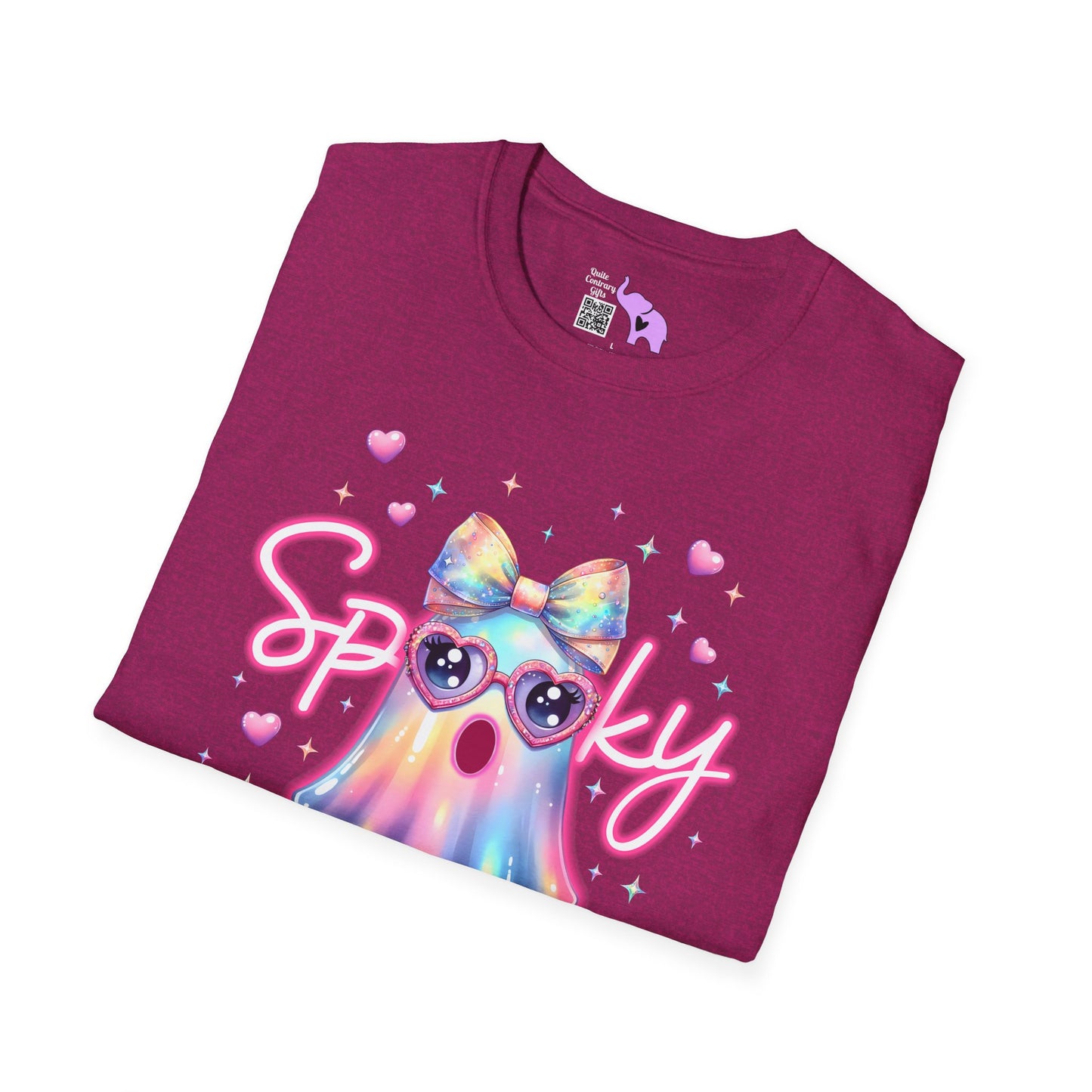 Spooky Pastel Ghost Adult T-shirt