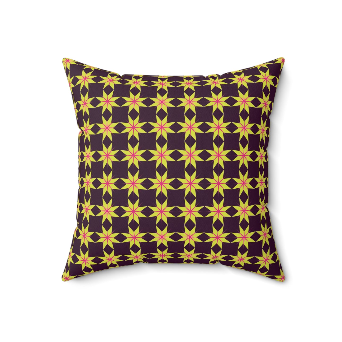 Golden Radiance Throw Pillow