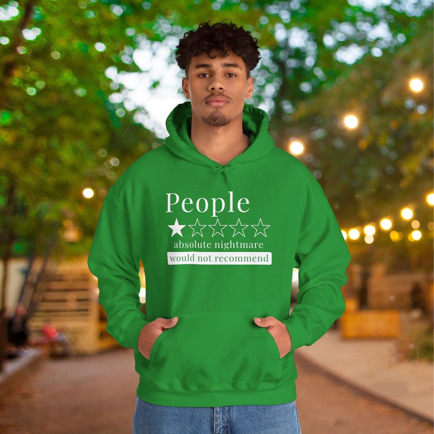 People 1 Star Absolute Nightmare Would Not Recommend Adult Heavy Blend™ Hoodie