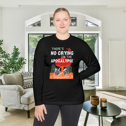 There's No Crying In The Apocolypse Unisex Lightweight Long Sleeve Tee