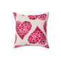 Simple Hearts Throw Pillow