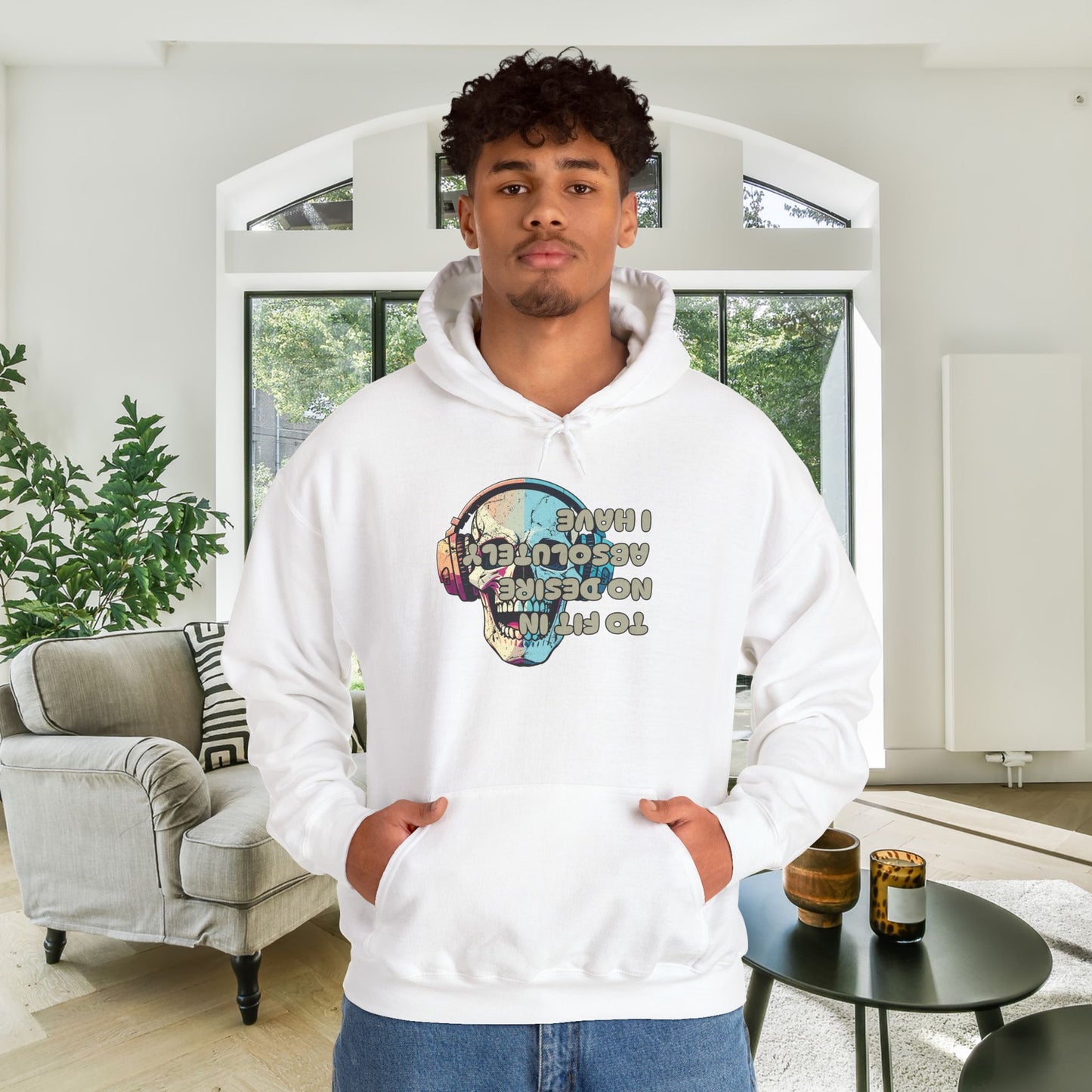I Have Absolutely No Desire To Fit In Adult Heavy Blend™ Hoodie