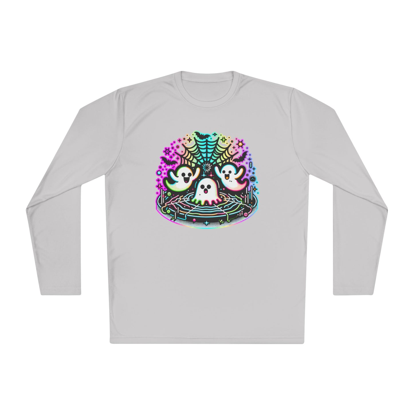 Neon Boo Adult Long Sleeve Tee