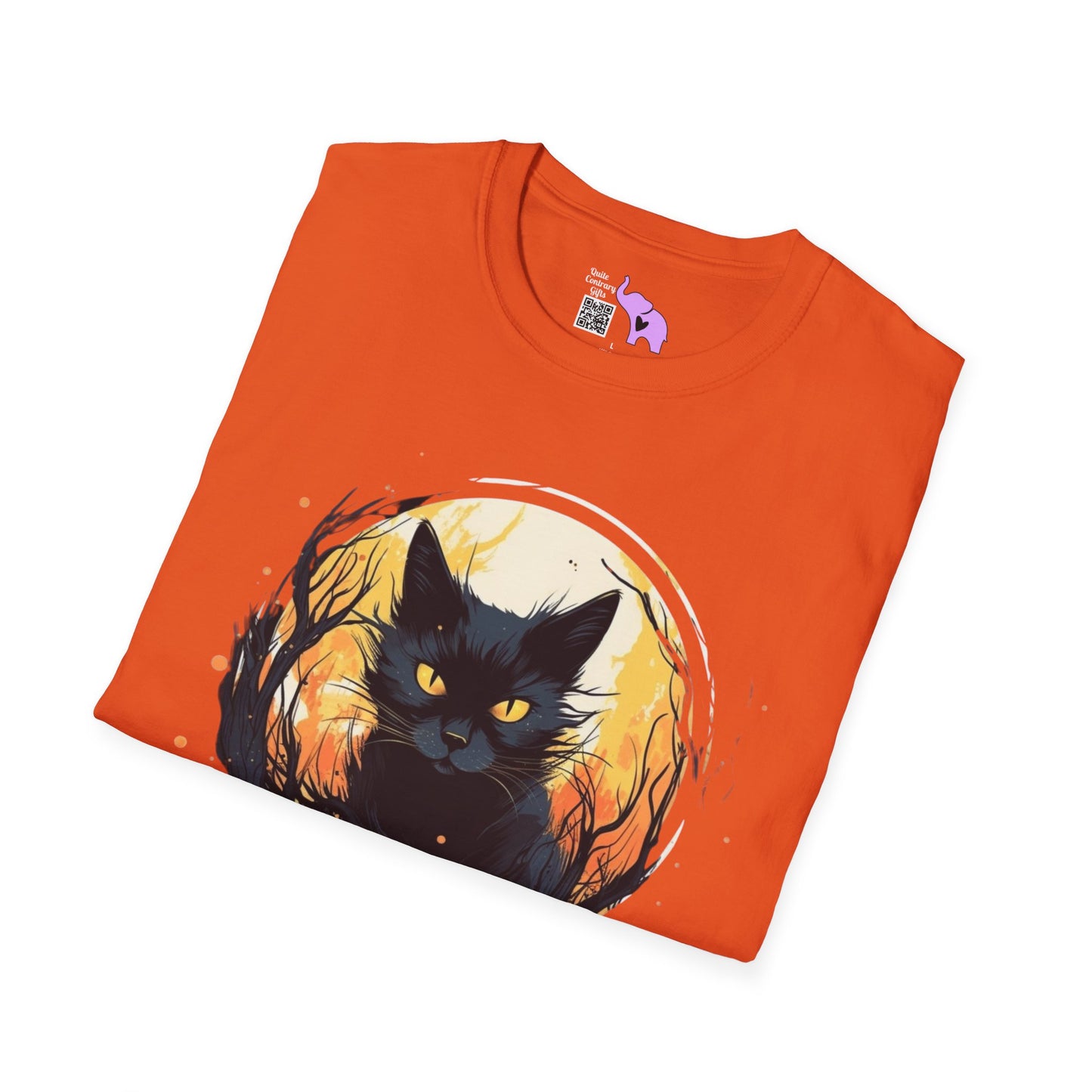 Creepy Black Cats 13 Adult T-shirt