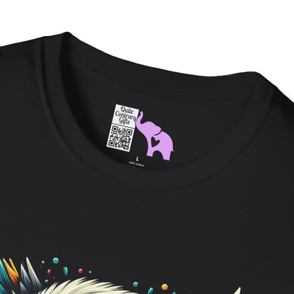 Colorful Bald Eagle Adult T-shirt