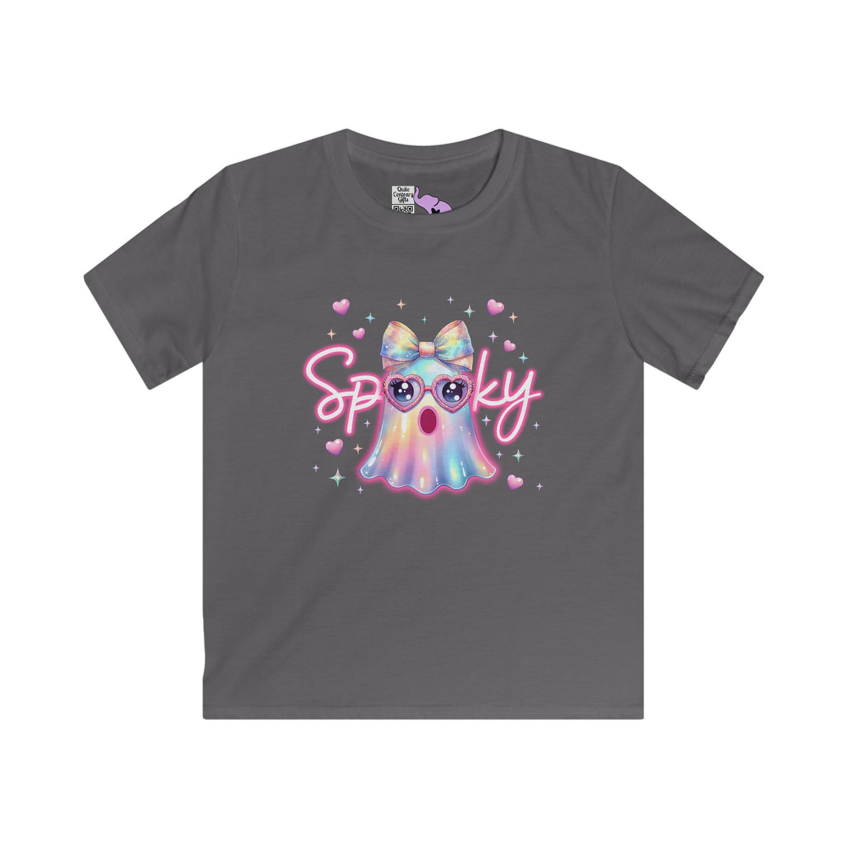Spooky Pastel Ghost Youth Softstyle Tee