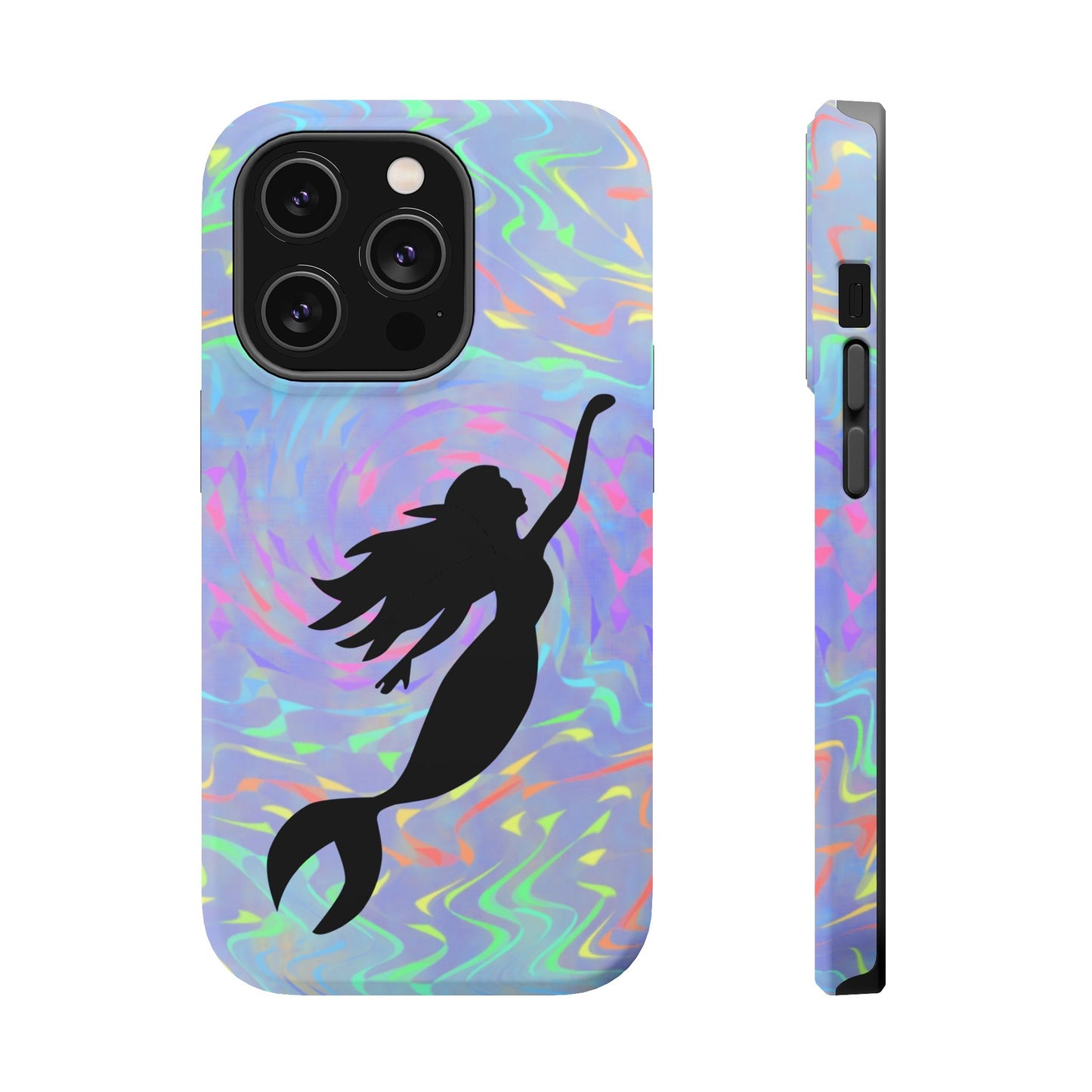 Mermaid Silhouette MagSafe® Compatible Tough Case for iPhone