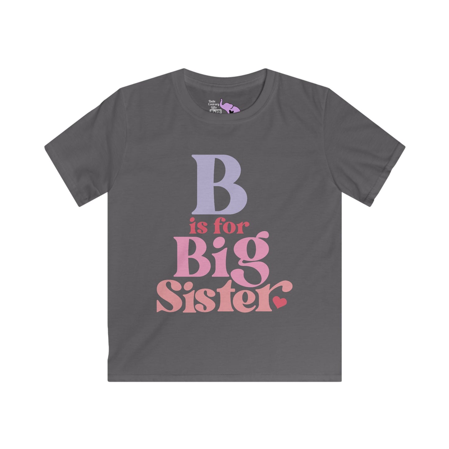 B is for Big Sister Youth Softstyle Tee