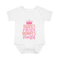 Daddy's Girl Mommy's World Infant Baby Rib Bodysuit