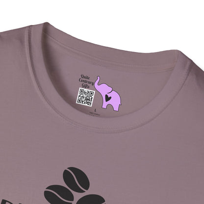 Running On Coffee And Sarcasm Adult T-shirt