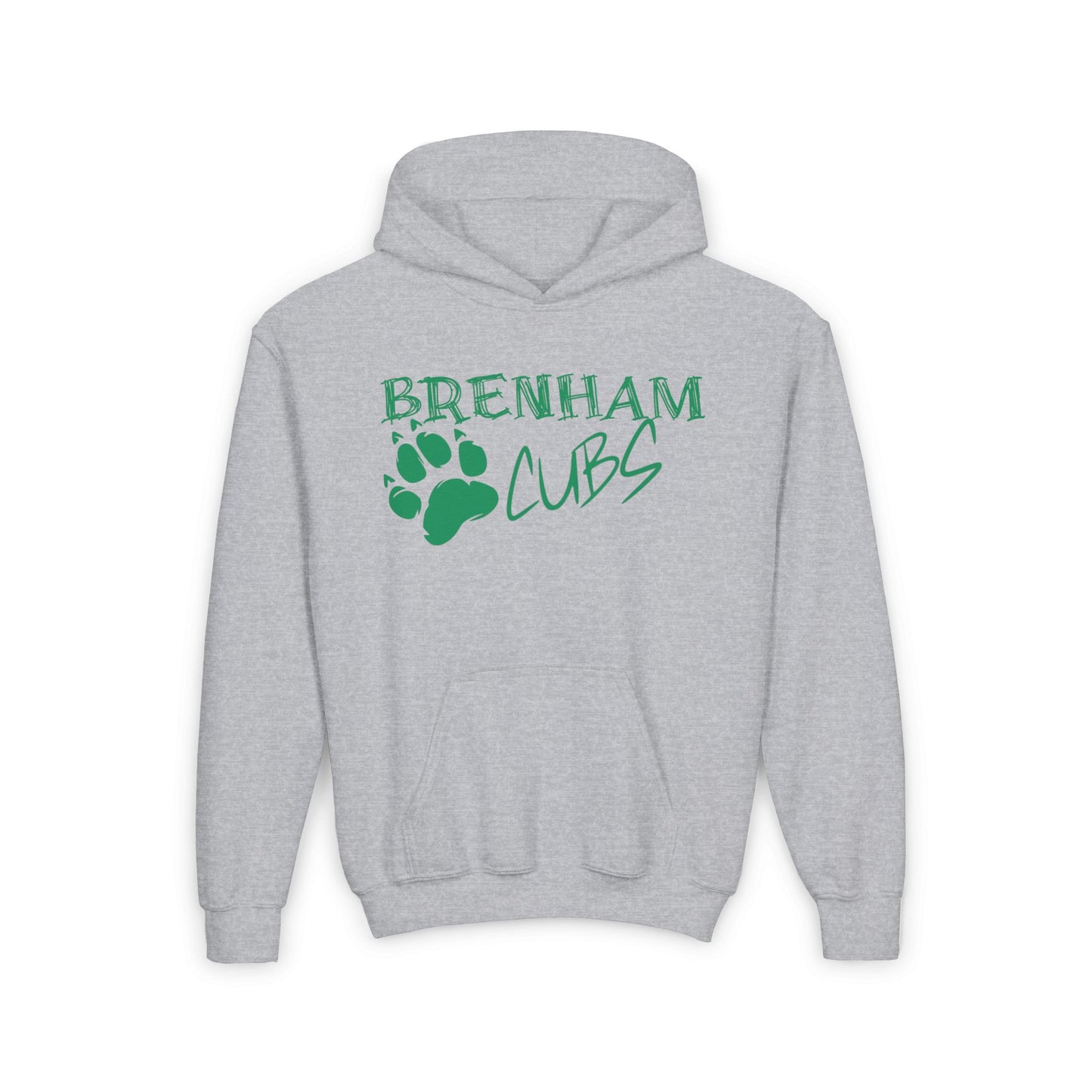 Brenham Cubs w/Claws Youth Heavy Blend Hoodie