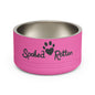 Spoiled Rotten Personalized Pet Bowl – 18oz Stainless Steel Dog & Cat Food Bowl