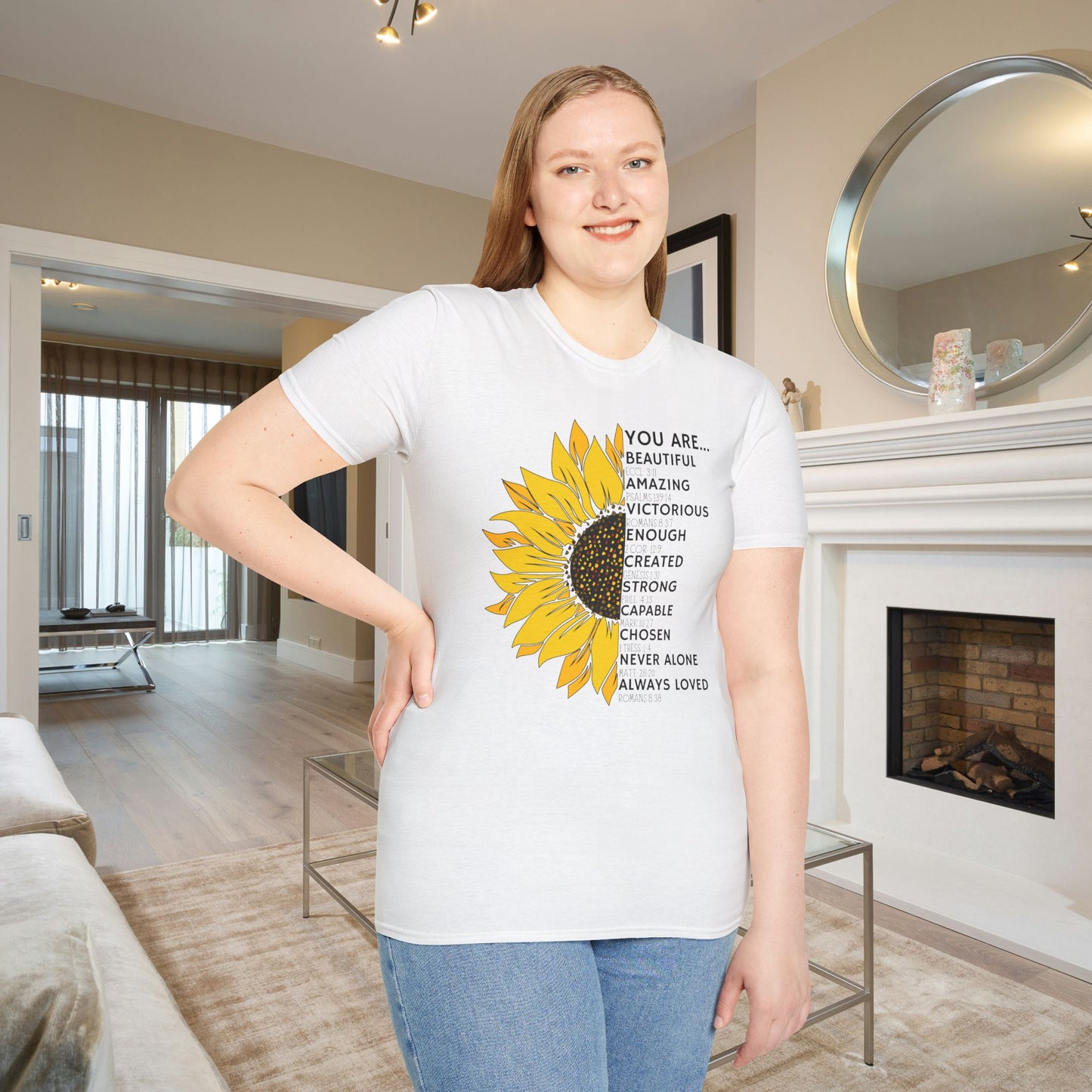 You Are... (Sunflower) Adult T-shirt