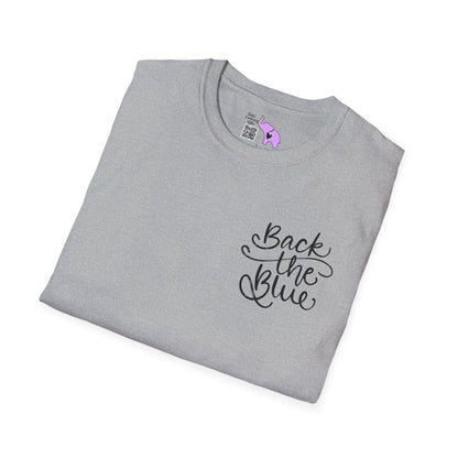 Back The Blue Adult T-shirt