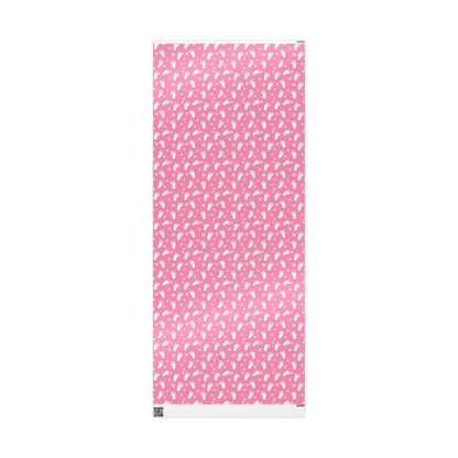 Baby Steps in Pink Wrapping Paper