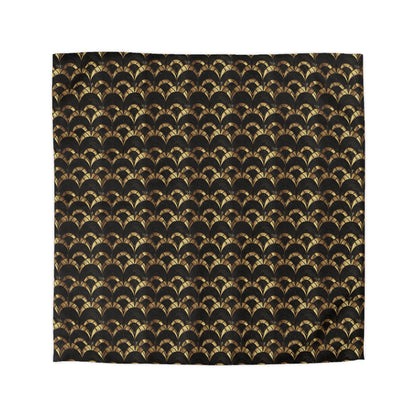 Gilded Elegance Microfiber Duvet Cover