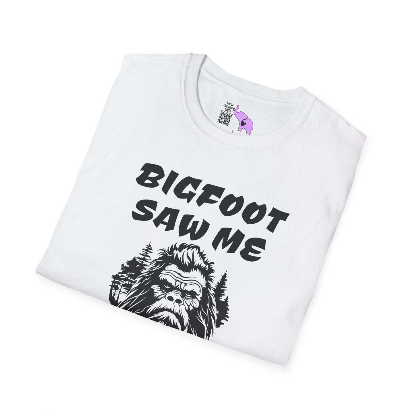 Bigfoot Saw Me But Nobody Believed Him Adult T-shirt