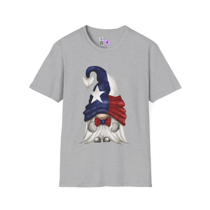 Texas Bowtie Gnome Adult T-shirt
