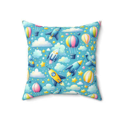 Up, Up & Away Throw Pillow