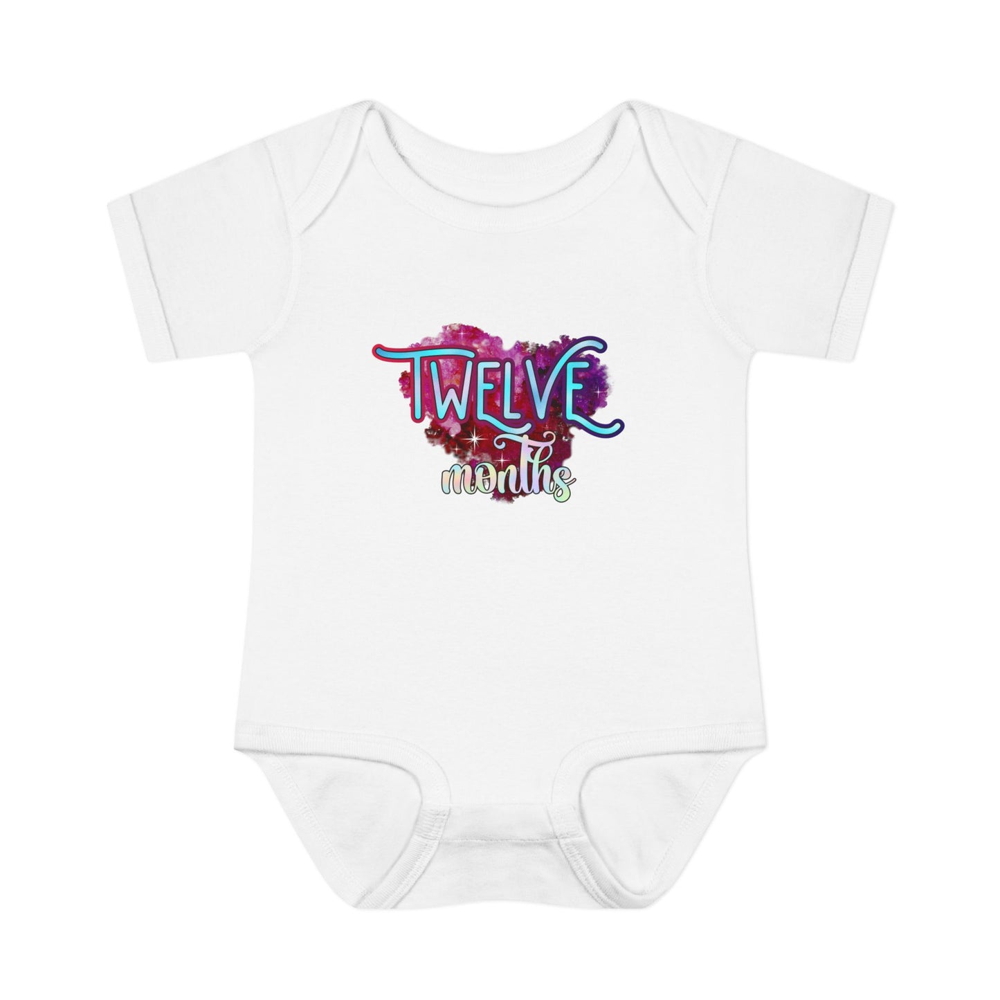 Stardust Baby Milestone Bodysuit-Twelve Months