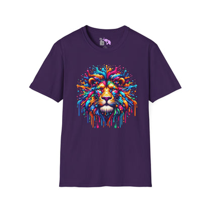 Colorful Lion Adult T-shirt
