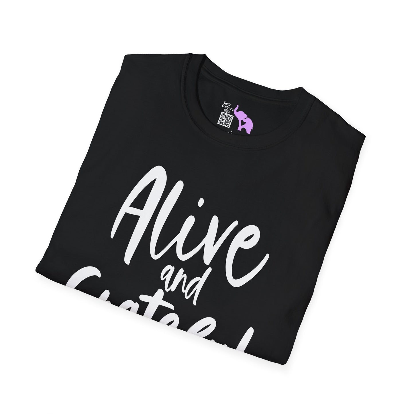 Alive & Grateful Cancer Survivor Adult T-shirt
