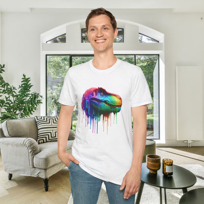Colorful Dinosaur Adult T-shirt