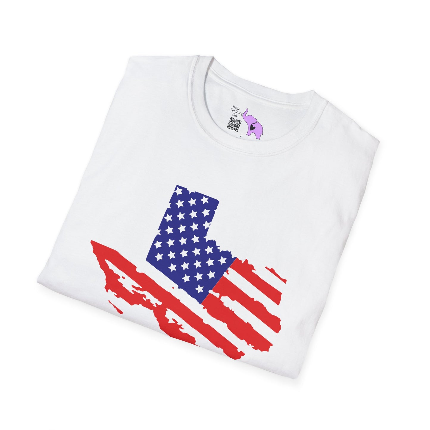 Texas American Flag Adult T-shirt