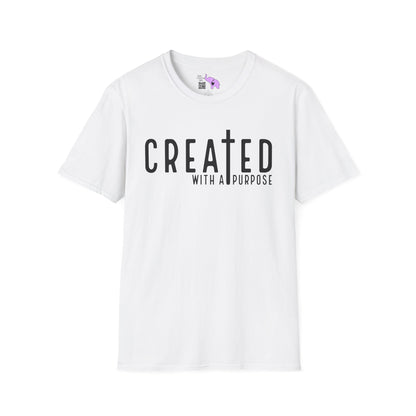Created With A Purpose Adult T-shirt