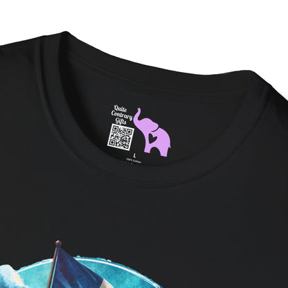 Texas Cowboy, Alamo, & Bluebonnets Adult T-shirt