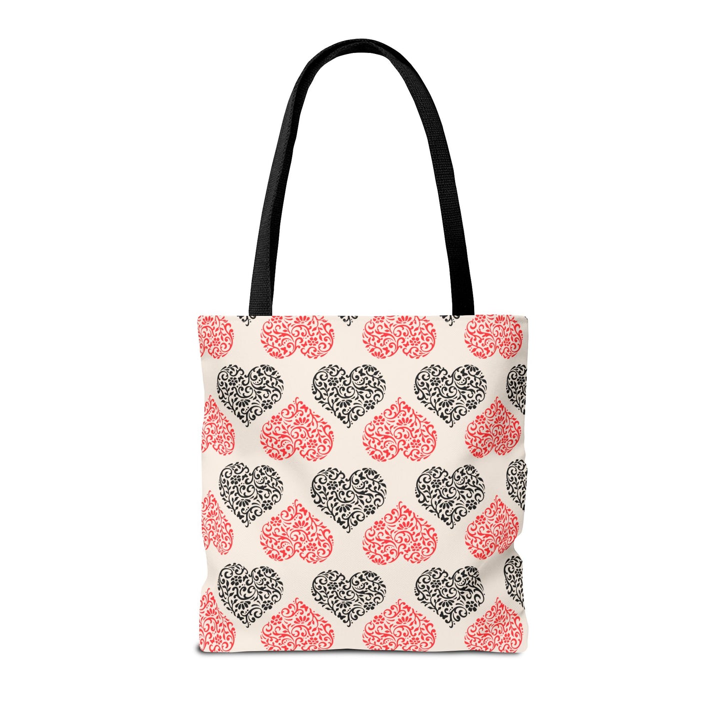 Rustic Hearts Canvas Tote Bag
