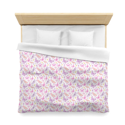 Pastel Butterfly Dreams Duvet Bedding Set