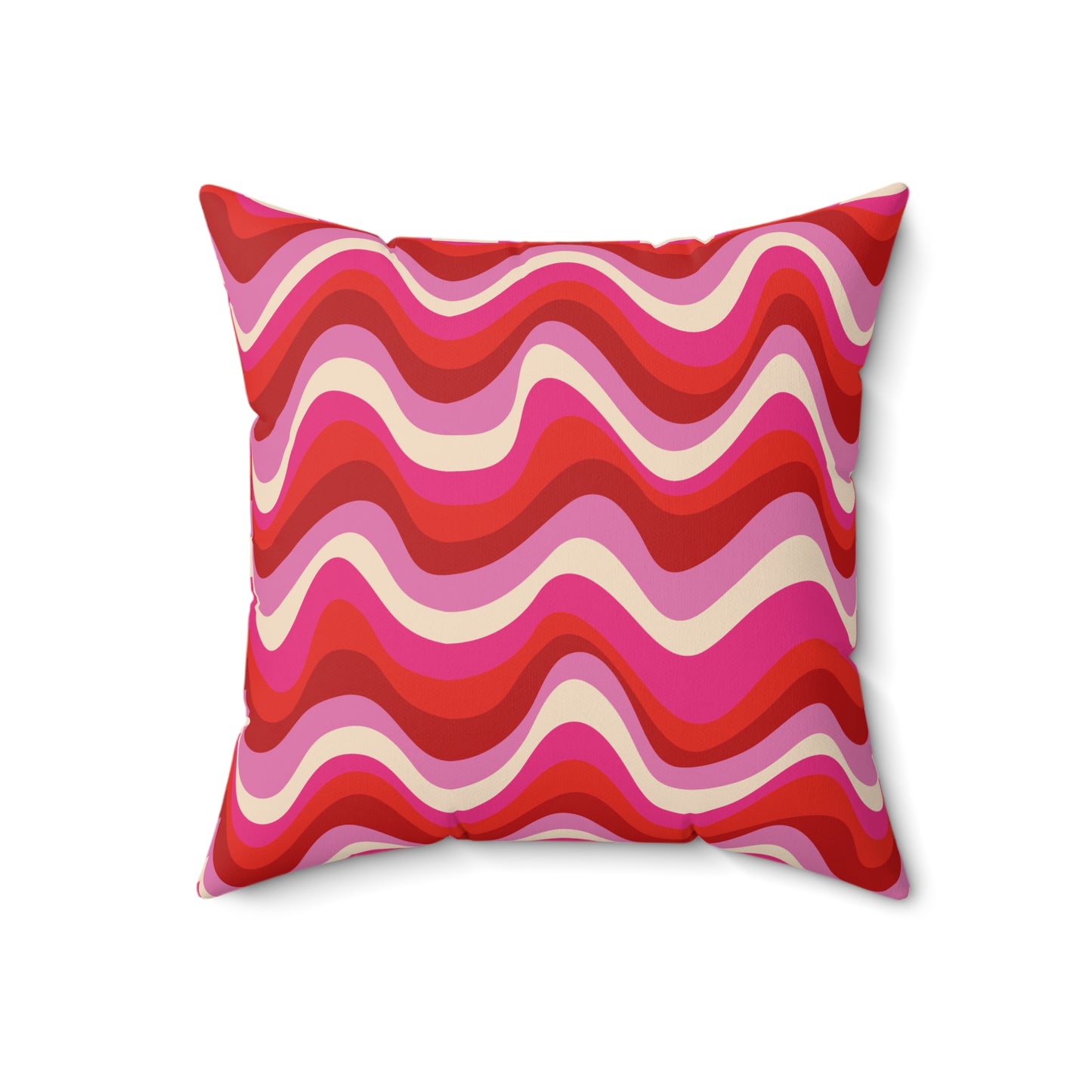 Blush Frequency Throw Pillow