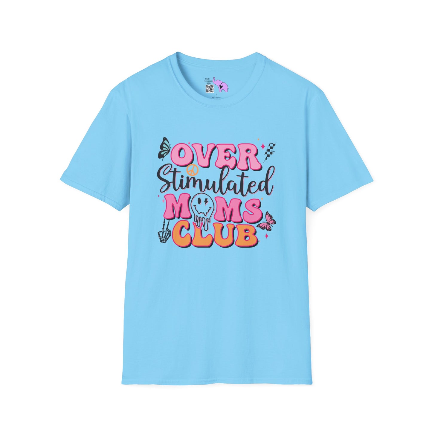 Overstimulated Mom's Club Adult T-shirt
