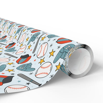 Home Run Heroes Wrapping Paper