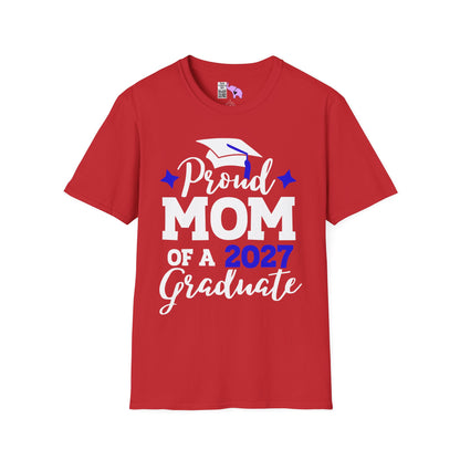 Proud Mom of a 2027 Graduate Adult T-shirt
