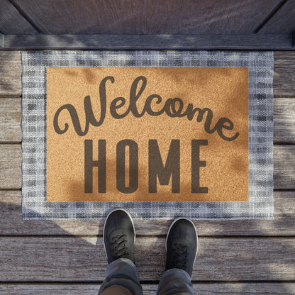 Welcome Home Coconut Fiber Doormat