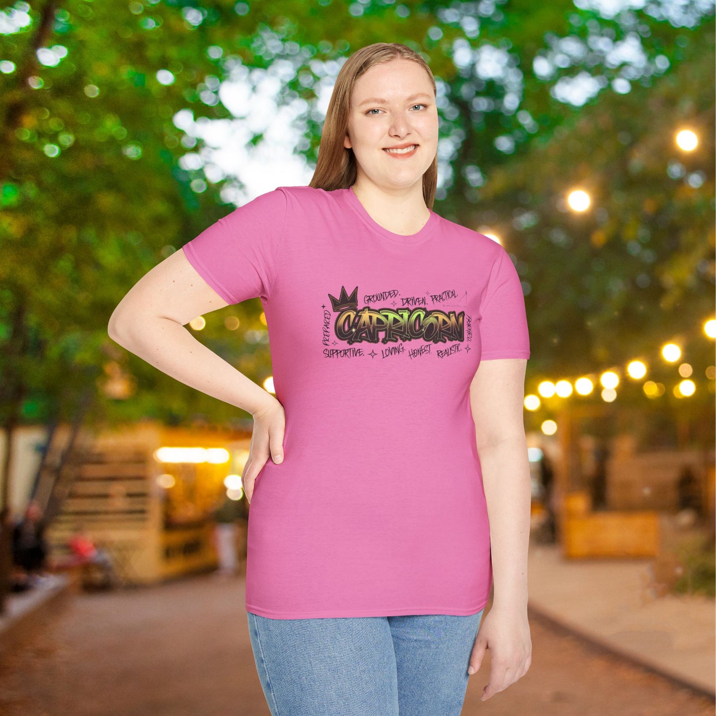 Capricorn Street Art Adult T-shirt