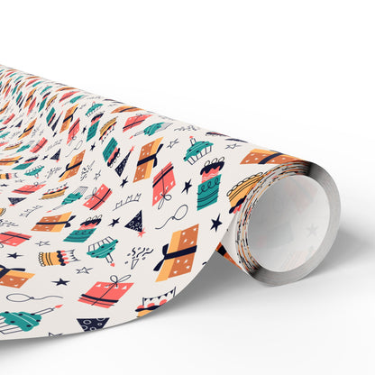 Happy Little Presents Wrapping Paper