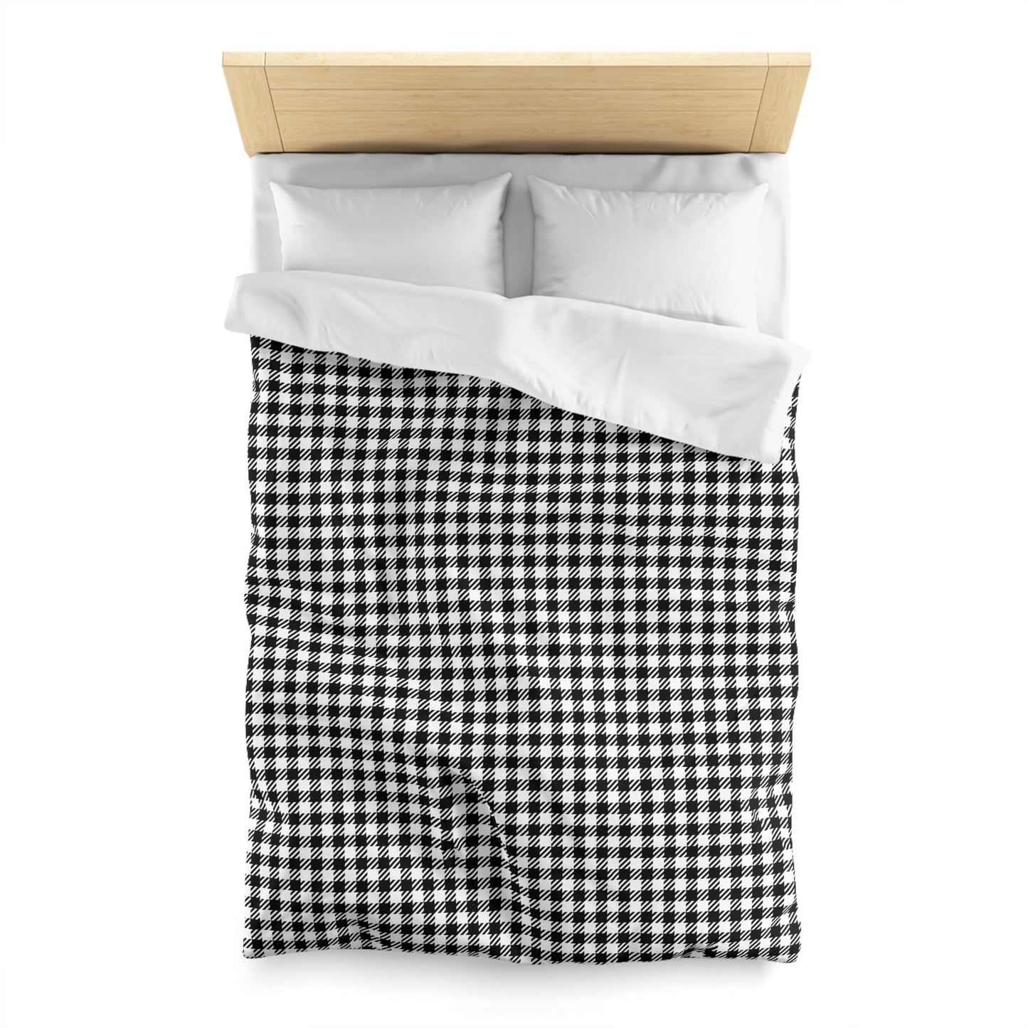 Black & White Balance Microfiber Duvet Cover