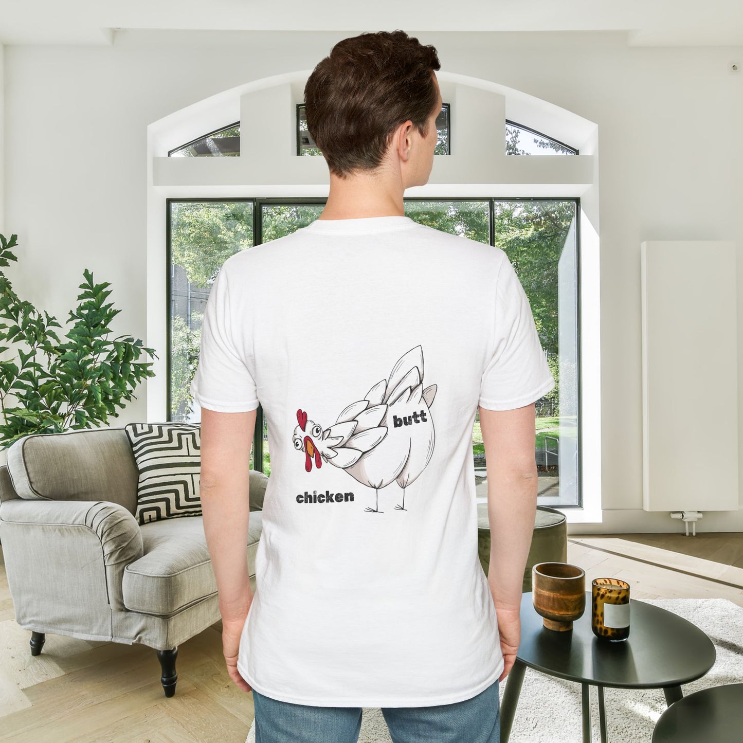 Guess What? Chicken Butt Adult T-shirt