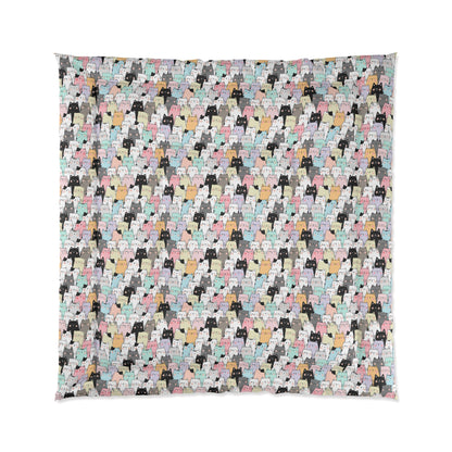 Cartoon Cats Comforter