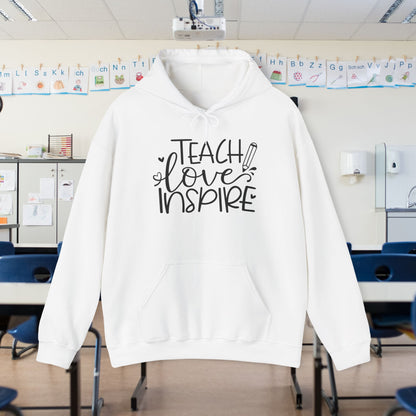 Teach Love Inspire Heavy Blend™ Hooded Sweatshirt