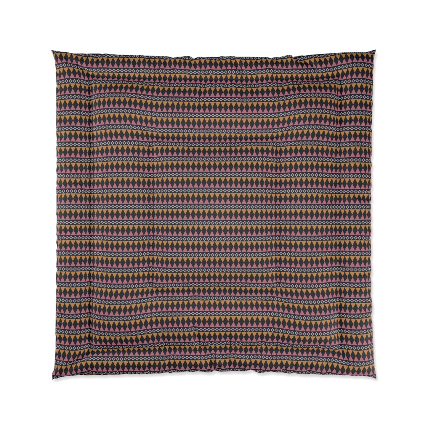 Midnight Clay Cairn Stripes Basic Bedding Set